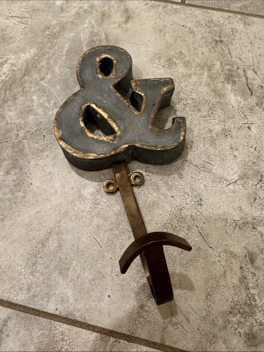 Anthropologie metal & hook